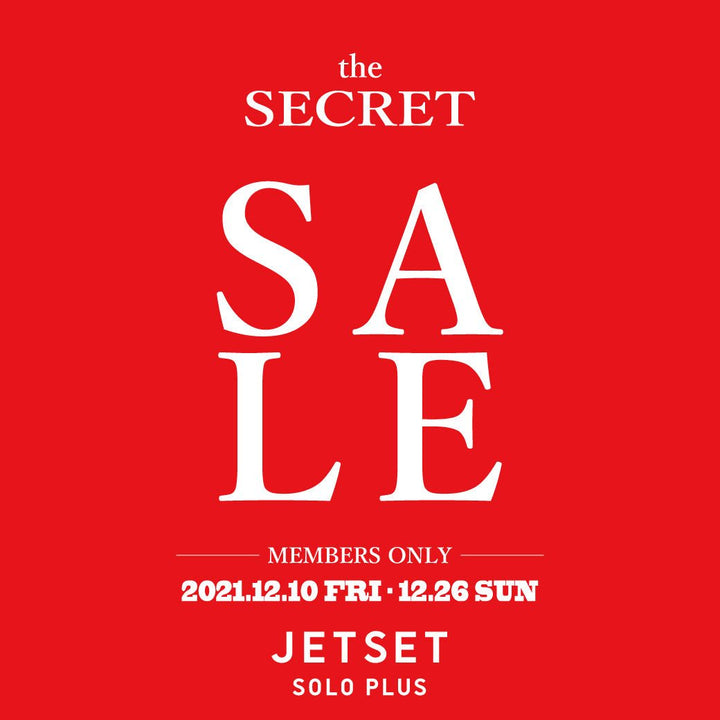 <JETSET> マインドウインドメンバーズ限定　シークレットSALE開催！