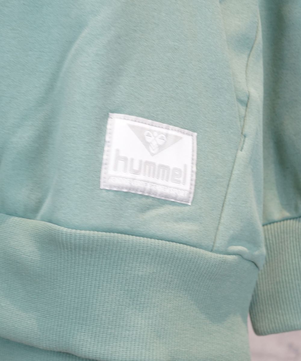 【オンラインストア限定】【大きいサイズ】15号(3L) hummel ダンボールスウェットプルオーバーフーディー